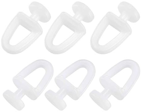 TA-VIGOR Vorhangschienenrollen, Kunststoff-Vorhangschiene, Riemenscheibe, Doppelrollen-Vorhangschiene, Vorhangschienengleiter für Fenster, Duschvorhangschienen, 30 Stück