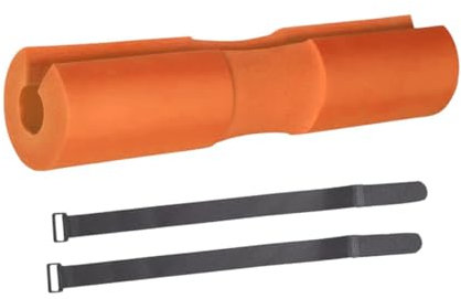 Harilla Langhantelpolster, Kniebeugenpolster, Langhantel-Nacken-Schulterpolster, rutschfeste Schulterstütze, Glute Bridge-Polster, Orange