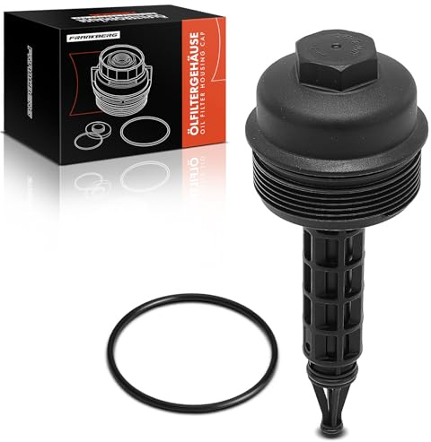 Frankberg Alloggiamento del filtro dell'olio Diesel Replace# 11427787696 | Compatibile con Serie 3 Touring E46 2.0L Serie 5 Touring E61 2.0L Serie 3 E46 2.0L X3 E83 2.0L Serie 1 E87 2.0L