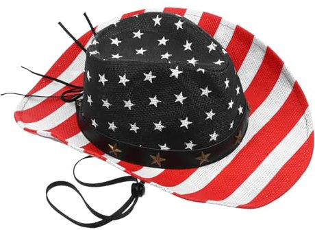 BESTonZON Hut Mit Us-Flagge Patriotischer Hut Für Jungen Partyzubehör Zum Unabhängigkeitstag Kostüm Mit Us-Flagge
