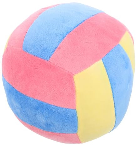 GETAJGHSD Plüsch Volleyball Kissen Spielzeug Dekoration Flauschig Volleyball-Design Pp-Baumwolle Füllung Gemütlich Stilvoll Charme Komfortable