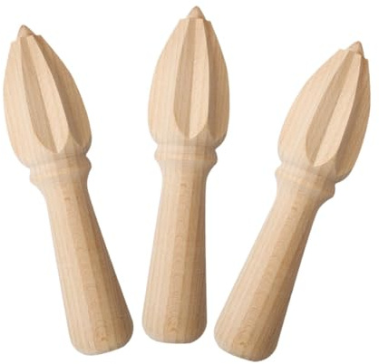IMIKEYA 3 Pièces Presse-agrumes Manuel Bois Outil Pour Presser Citron Orange Extraction De Jus