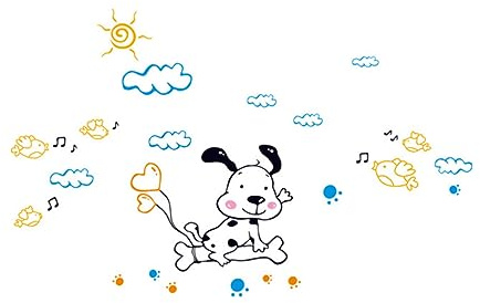 DOITOOL Pegatinas Infantiles Calcomanías Decorativas Papel Tapiz Hogar Decoración De Pvc De Aplicar