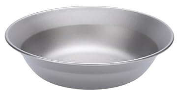 Piatti da campeggio da 3 pezzi, piatti per cena in metallo 500 ml da 750 ml da 850 ml di cibo da cibo con sacchetto di stoccaggio, stoviglie per snack Candy Pizza Fruit Campeggio (750 ml)
