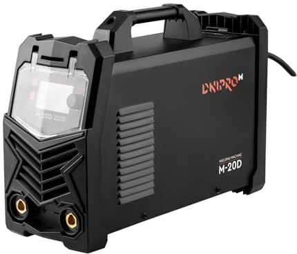 Soldador Inverter Dnipro-M M-20D 200A, 7000W, con MMA y Lift TIG, VRD | Ciclo de trabajo del 100% │ Funciona desde 140V de red eléctrica │ Transformador de 100% cobre, 3 ventiladores