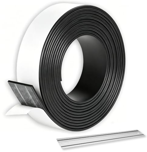 300CM Magnetic Strips Self Adhesive, Magnetic Tape, Track Saw Guide Rail | 20MM Wide, Comes with Adhesive Backing, Anti Slip and Non Shifting, Dust-Proof Guide Rail, Can Freely Cut, Multi-Purpose DIY