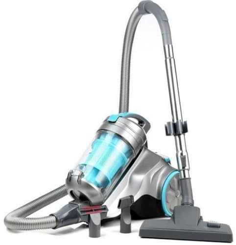 CONTINENTAL EDISON VC800SB Aspirateur traineau sans sac Silentium - 800W - 76 dB - A - Bleu