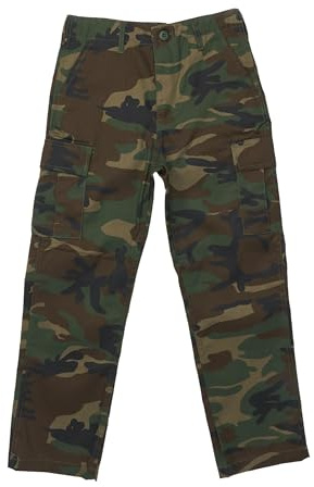 Brandit Kids US Ranger Pants, Color: woodland, Size: 134/140