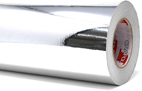 Finest Folia (5,99€/m²) 351 Chromfolie Chrom Plotterfolie Folie Vinyl Glanz klebefolie (100cm, 5Meter)
