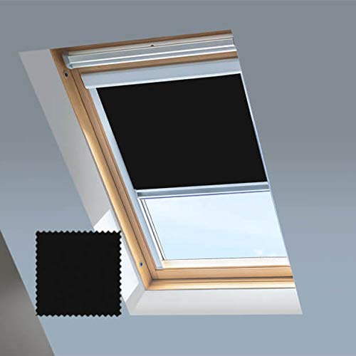 Classic Roof Blinds für VELUX Dachfenster Verdunkelungsrollo Fenstercode MK08 Schwarz