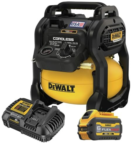 DEWALT 20V MAX* 2-1/2 Gal. Brushless Cordless Air Compressor Kit (DCC2520T1)