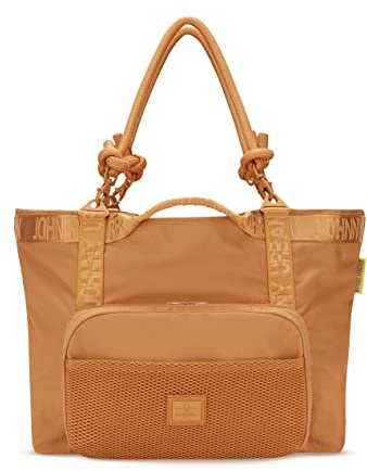Johnny Urban Bolsa de Viaje Marron - Cassie - Bolso Shopper Plegable para Equipaje de Mano, Deportes y Viajes - Travel Bag - Repelente al Agua