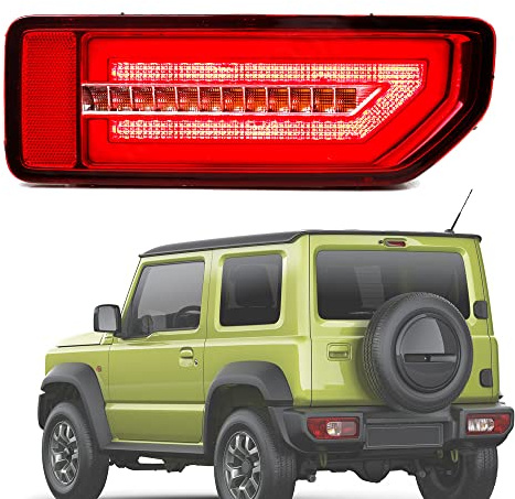 BYBEST Rücklicht Heckleuchte Rückleuchte für Suzuki Jimny 2019 2020, L1D Auto Heckklappe Rückleuchten Rechte Rücklichter,Red- Right