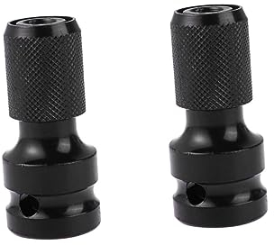 DOITOOL 2pcs Bohrfutter Konverter Adapter 1/4 Zoll Zu 1/2 Zoll Adapter für Schlagschrauber
