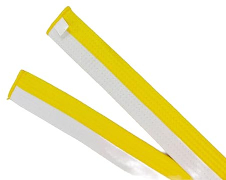 Pandiui23 Professioneller Taekwondo-Karate-Judo-Gürtel, doppelte Umwicklung, Kampfkunst, Streifen, Sportgürtel
