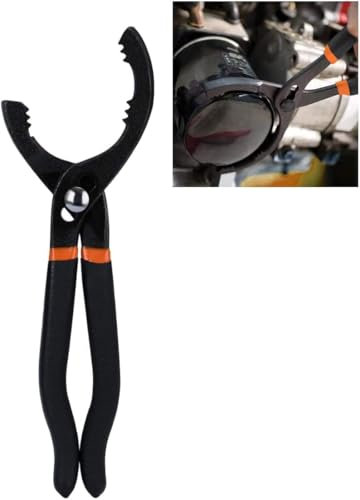 CENWOTL 25,4 cm verstellbarer Ölfilterschlüssel, Ölfilterzange, Ölfilterentfernungswerkzeug