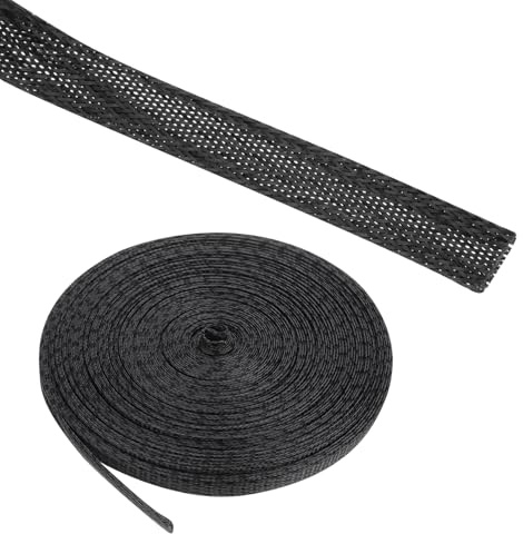 Rebower 100ft Pet Manga De Alambre Extensible 3/8 Pulgada Manga De Cable