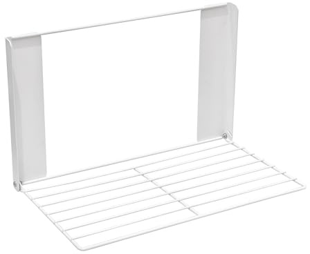 RFOUO Magnetic Shelf for Washing Machine, White | Magnetic Organizer, Laundry Hanger Organizer, For Laundry Bathroom Kitchen RV,Magnetic Fridge Shelves