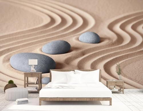 Papel Pintado Piedra arenisca, 250 x 175 cm Papel Tapiz Mural Fotográfico,Para Decoración De Pared Dormitorio Y Pasillo,Murales Fotográficos