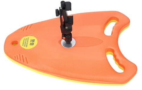 CFTGIW Swim Kickboard med Telefonhållare Vikbar EVA Foam Simbräda med /4 Tums Gänga för Panoramakameror Actionkameror Blå är och Reducera Skum Förtjockad Bräda Förstorad Icke (Orange)