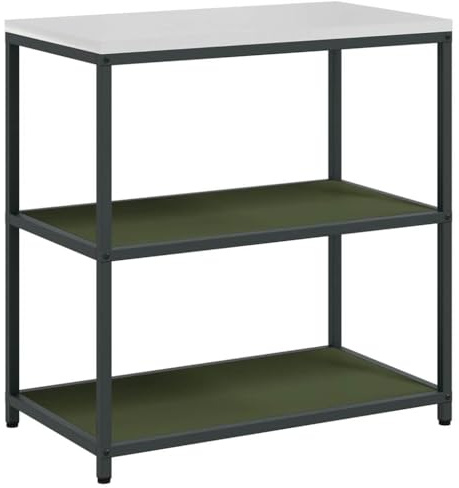 Genérico Almacenamiento de Cocina Verde Oliva 60 x 50 x 92 cm Acero,Mobiliario,Armarios y Almacenamiento,Armarios de Cocina,874957