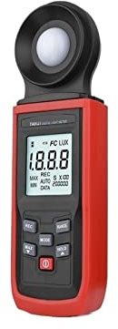 Light Meter, Digital Light Meter TA8121 LCD Light Meter High Precision Handheld Light Meter Suitable For Home, Agriculture, Warehouse, Farm, Stage, Stadium