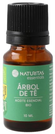 Aceite esencial de árbol de té Bio | 10 ml | Naturitas Essentials | 100% puro Bio – Melaleuca alternifolia | Aroma purificante | Aceites Esenciales