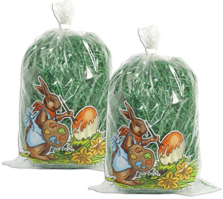 Brauns-Heitmann Henkelkorb mit Ostergras (2 Beutel, Ostergrün)