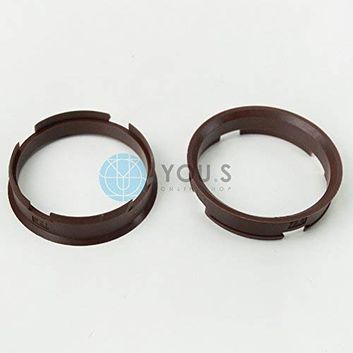 2 x ZENTRIERRINGE DISTANZRING für ALUFELGEN Z12D 72,6-66,6 mm Brock, Keskin, Tuning, Motec, Oxigin, RC, Tomason, Wheelworld,Advanti