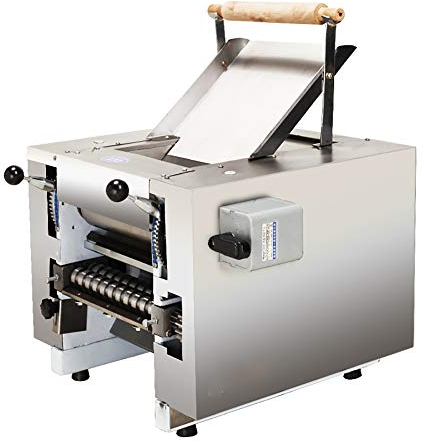 CGOLDENWALL Commercial Electric Pasta Maker Noodle Making Machine Dough Roller Stainless Steel 30kg/h for Restaurant Home Canteen