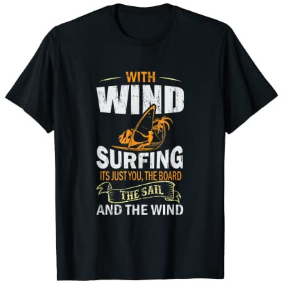 Windsurfen Windsurfer Surfbrett Surfen T-Shirt