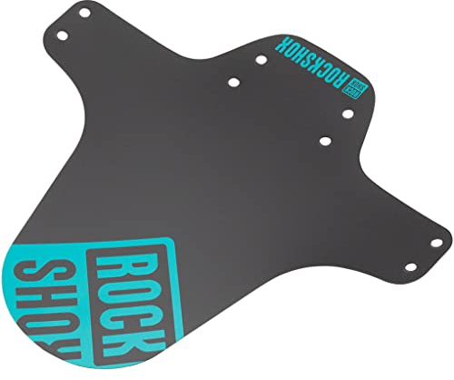 RockShox MTB Fender, Parafanghi Unisex Adulto, Nero e Turchese, Taglia Unica