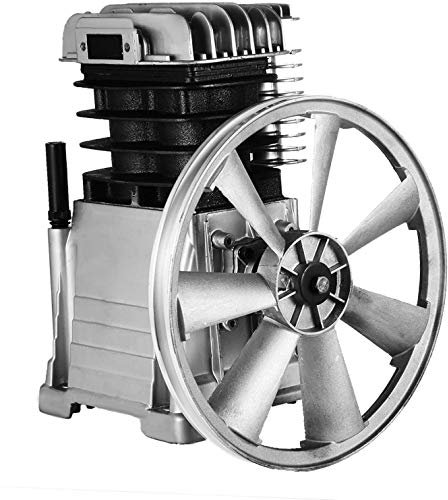 VEVOR Industriale Testa del Compressore d'Aria Motore della Pompa 3HP 160PSI Pompa a Stadio Singolo 1300Rpm 1 Fase 11 Bar Pompa a Cilindro in Alluminio Costruzione della Testa
