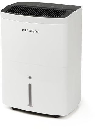 Deshumidificador con pantalla Digital. Potencia 495W. Área de aplicación: 120 m2. Filtro de aire lavable. Dos velocidades de ventilación.