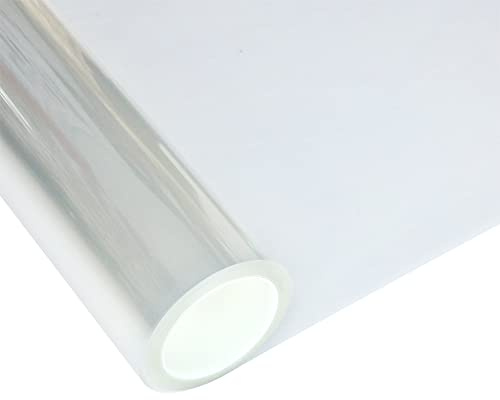2MIL Clear Safety Window Film UV Blocking Security Window Glass Protection Sticker Self Adhesive Glass Film,17.5Inch x 6.5Feet