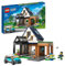 LEGO 60398 City Familienhaus mit Elektroauto, Puppenhaus Set mit Spielzeugauto und Zubehör, Bauen mit Modulen, modulares BAU-Spielzeug für Kinder ab 6 Jahren