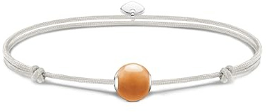 THOMAS SABO Armband Karma Secret mit rotem Aventurin Bead 925 Sterlingsilber, Nylon