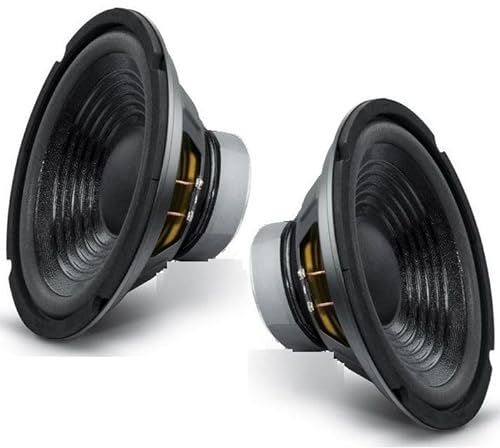 SHARD-LAB 2 WOOFER 20 CM 8 Ohm ALTOPARLANTE 150W X 2-8 4 Ohm sospensione morbida PER CASSE ACUSTICHE O AUTO (4 Ohm)