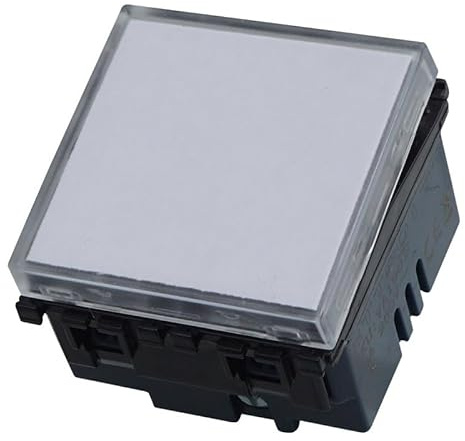 1 Pezzo Pulsante Targa Portanome Campanello, Compatibile Con Vimar Arkè, Colore Nero