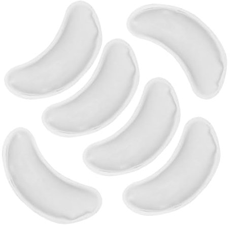 FRCOLOR 6 Stück Wiederverwendbare Augengelpads Transparent Kühle Und Warme Augenkompressen Gel Augenpads Für Müde Geschwollene Augen Kompakt Und Reisetauglich