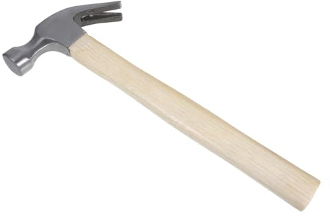 VILLCASE Martello Doppia Testa Piccolo Con Punta in Ferro Resistente Manico in Legno Robusto Utensile Per Chiodi Spessi Per Lavorazione Legno e Assemblaggio Mobili Falegnameria