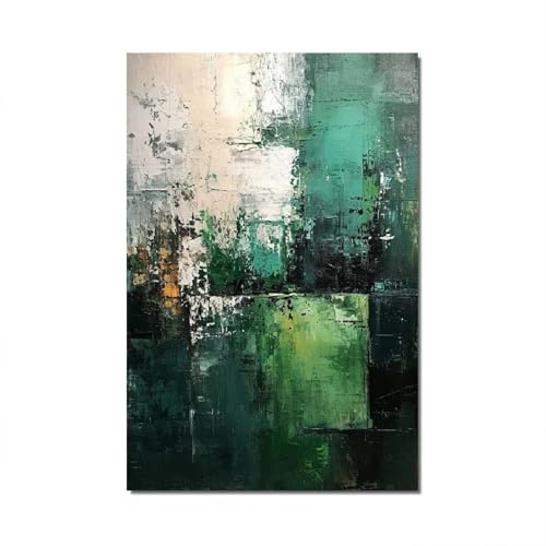 Bilder Marmor Style Grün Abstrakt 200x100 cm Modern Leinwandbild Groß XXL Wohnzimmer Schlafzimmer Wandbild deko Kunstdruck Canvas Desing Wand Bild auf Leinwand Ungerahmt