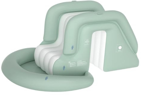 LOVIVER Toboggan Gonflable pour Piscine, Jouets Aquatiques Résistants à l'usure pour Enfants, pour Jardin, Extérieur