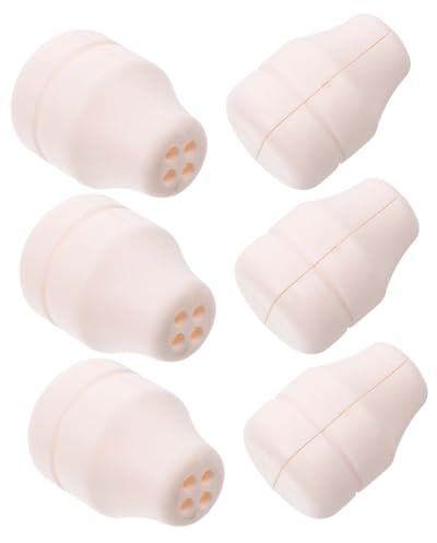 VALICLUD 6 Piezas Tiradores Plásticos Cilíndricos para Cuerda de Persiana de Cordón para Cortinas Fácil Instalación Blanco Accesorios para Estores y Cortinas