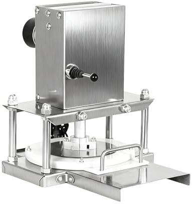 Máquina eléctrica de prensa de pizza para hacer masa de pizza, diseño resistente, máximo 22 cm, ideal para uso doméstico