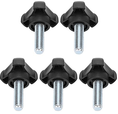 Estink Flügelschraube M10, Sterngriff Gewinde Klemmknopf, Sterngriffschraube Sterngriffmutter, 5 Stück 30 mm Flügelschraube, Klemmschraube Anpassen Rändelschraube