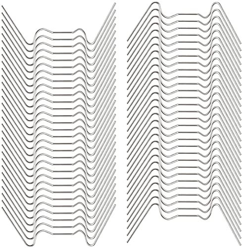 HONGCI 50Pcs Stainless Steel Greenhouse Glass Clips for Aluminium Framed Greenhouses