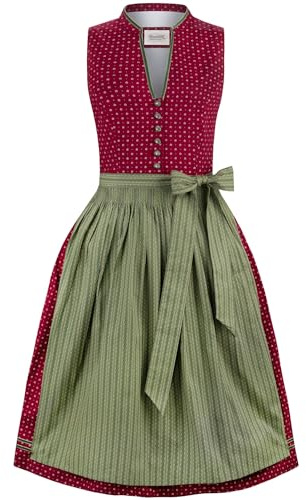 Stockerpoint Women's Dirndl Bella Dress, Bordeaux, 6