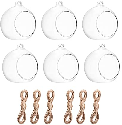 BlogBlog Glass Globes & Terrariums - Hanging Tea Light Candle Holders, Air Plant Holders, Wall Vase