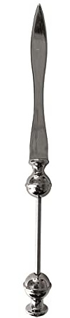 GLOREX 6 8700 097 - Brieföffner aus Stahl, ca. 17 cm, für Modelliermasse mit abschraubbarem Ende, als kreatives Geschenk